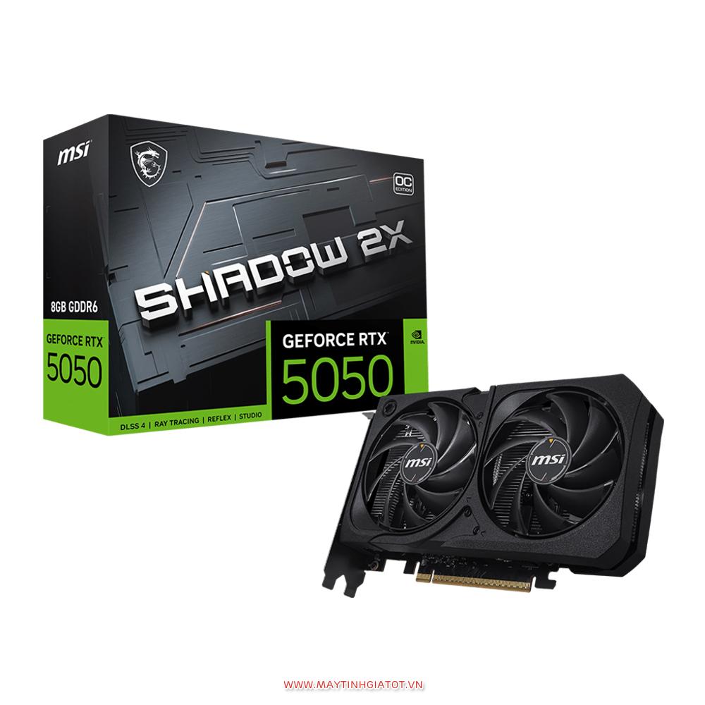 VGA MSI RTX 5050 8GB Shadow 2X OC